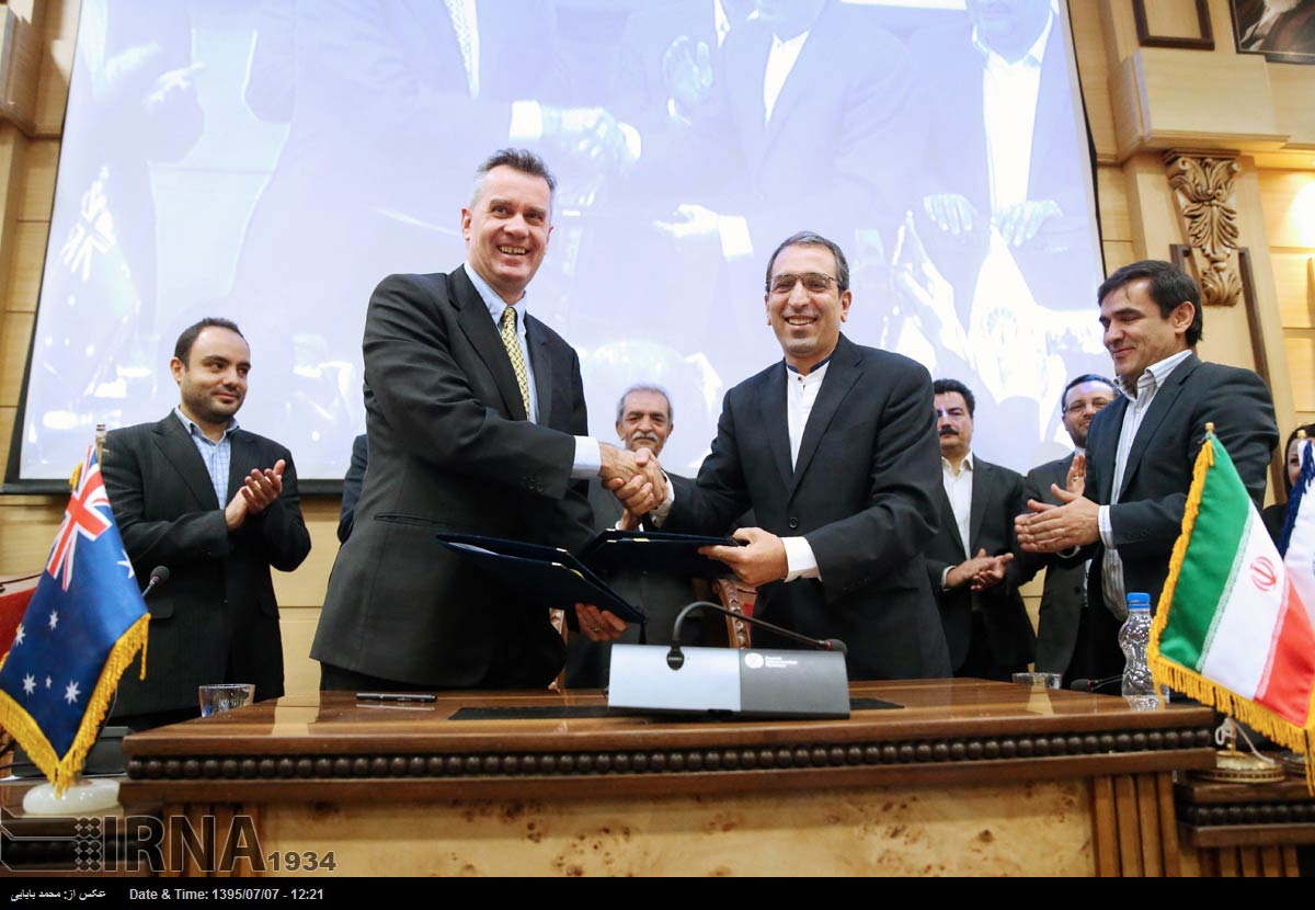 iran australia cooperación