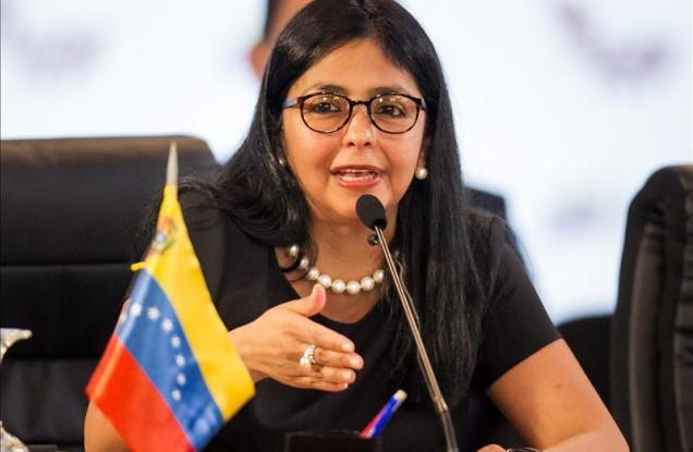 La vicepresidenta de Venezuela, Delcy Rodríguez