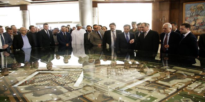 Maqueta de la Feria Internacional de Damasco.