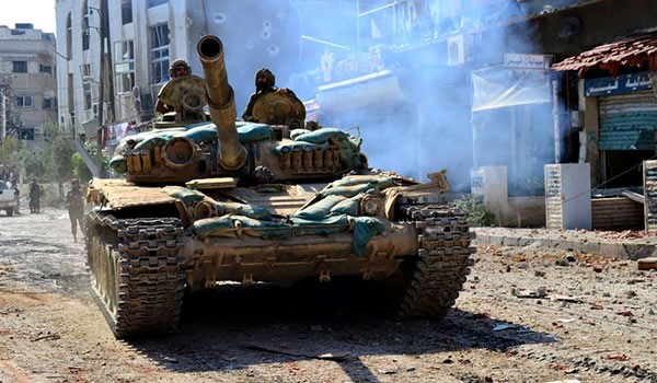 Tanque del Ejército sirio