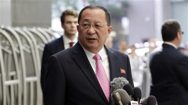 El ministro de Exteriores de Corea del Norte, Ri Yong-ho