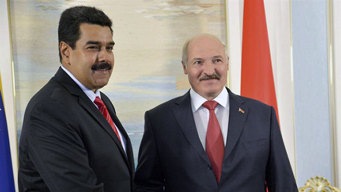 Nicolás Maduro y Alexandr Lukashenko