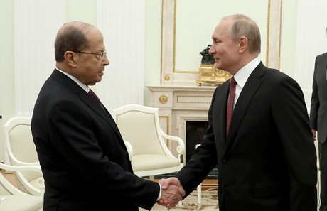aoun-putin