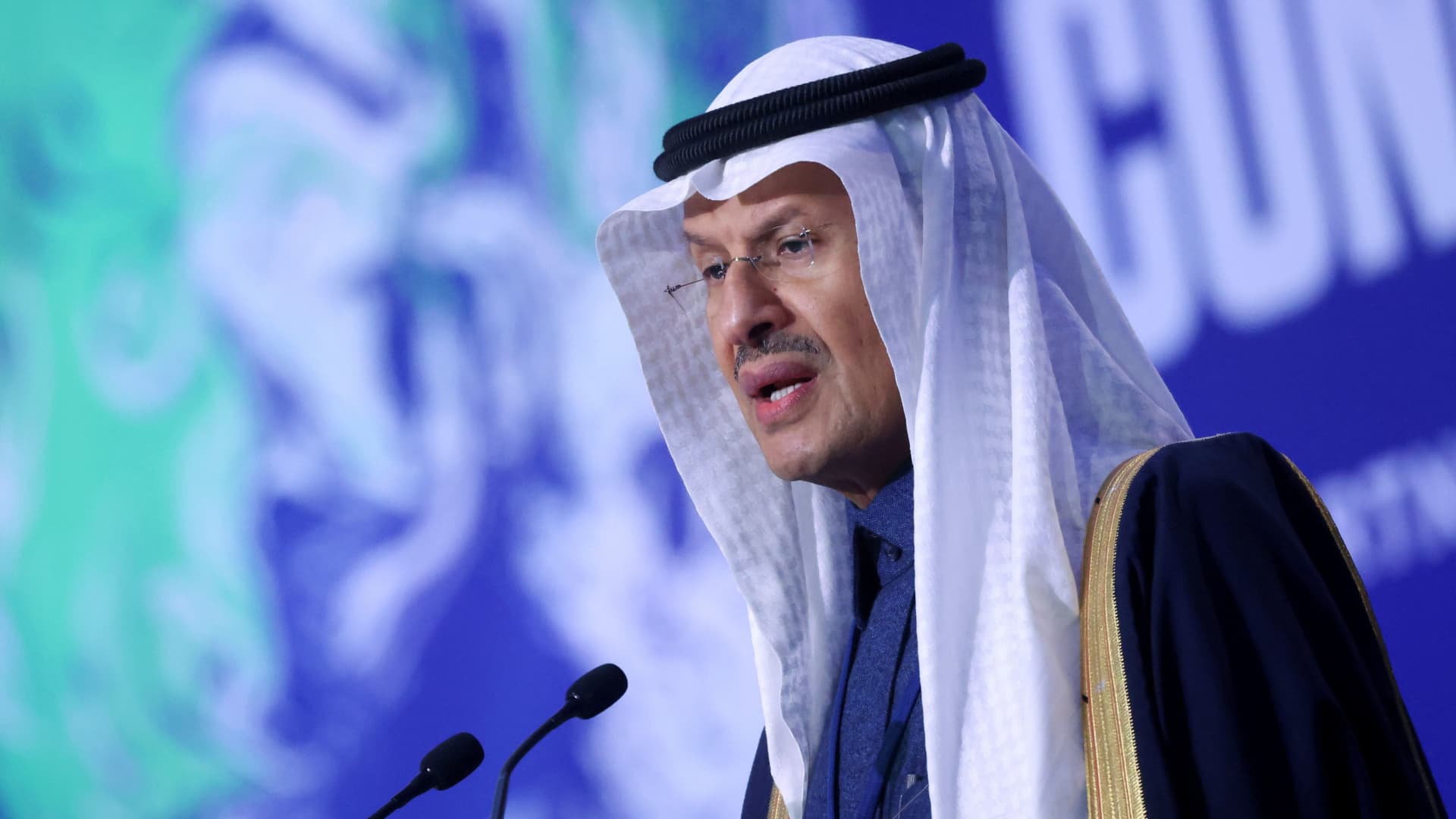el jefe de energía de Arabia Saudí, el príncipe Abdulaziz bin Salman
