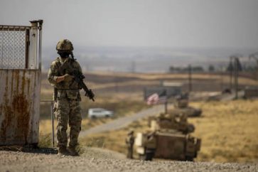 Soldado estadounidense en Siria