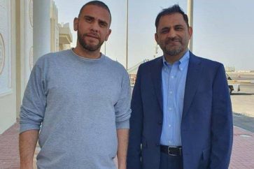 Los detenidos iraníes Mehrdad Moein Ansari y Reza Sarhangpur.