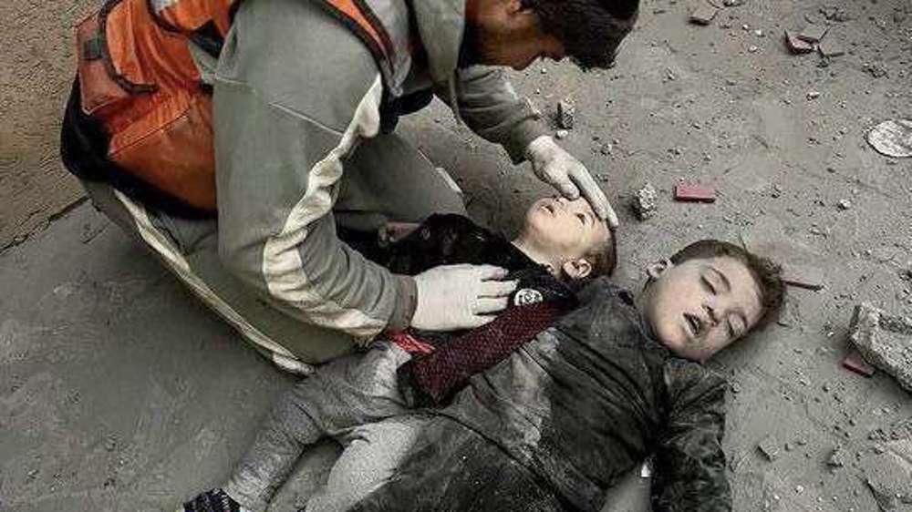 Niños muertos en Gaza