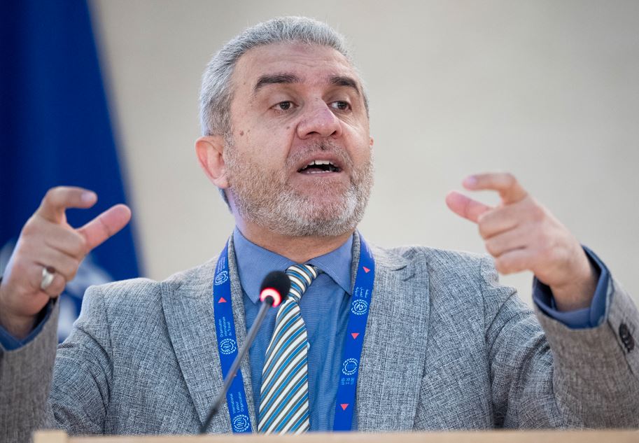 El ministro de Trabajo en el gobierno interino de Líbano, Mustafa Byram