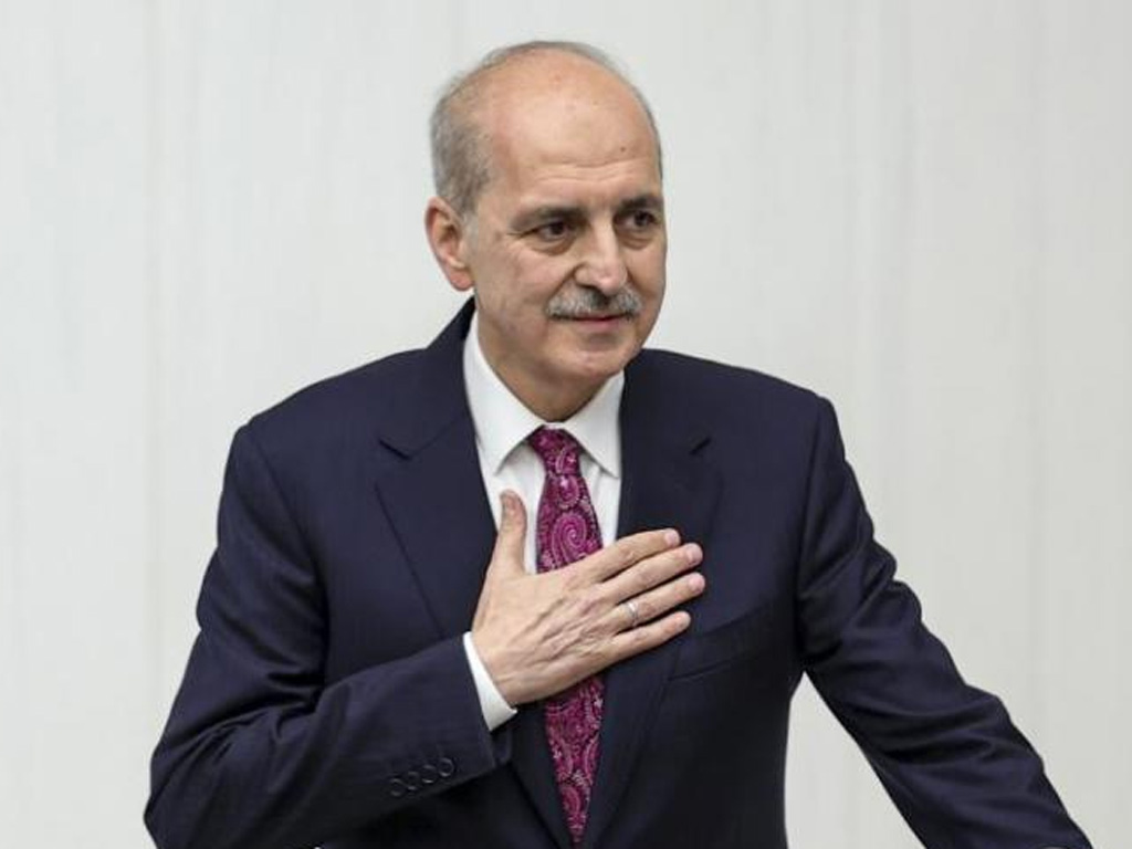 El presidente del parlamento turco, Numan Kurtulmuş