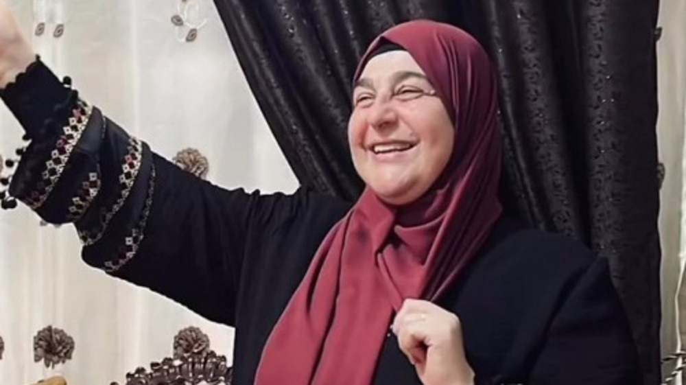 La activista palestina Wafa Jarrar