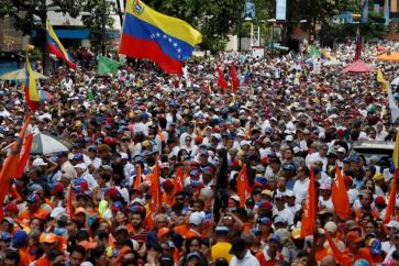 manifestacion-partidarios-maduro-venezuela