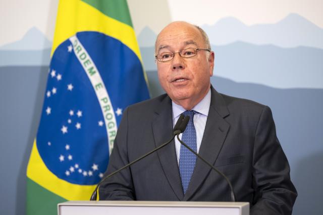 El ministro de Relaciones Exteriores de Brasil, Mauro Vieira