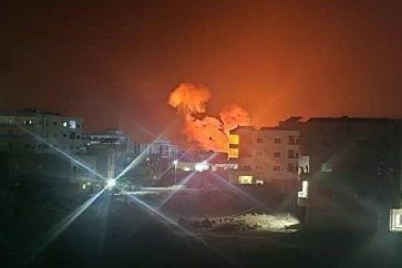 Ataque israelí sobre Hama