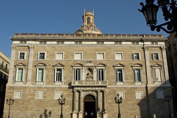 Palacio del gobierno catalán en Barcelona