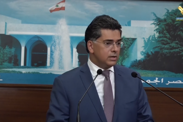 El ministro de Información, Paul Morcos