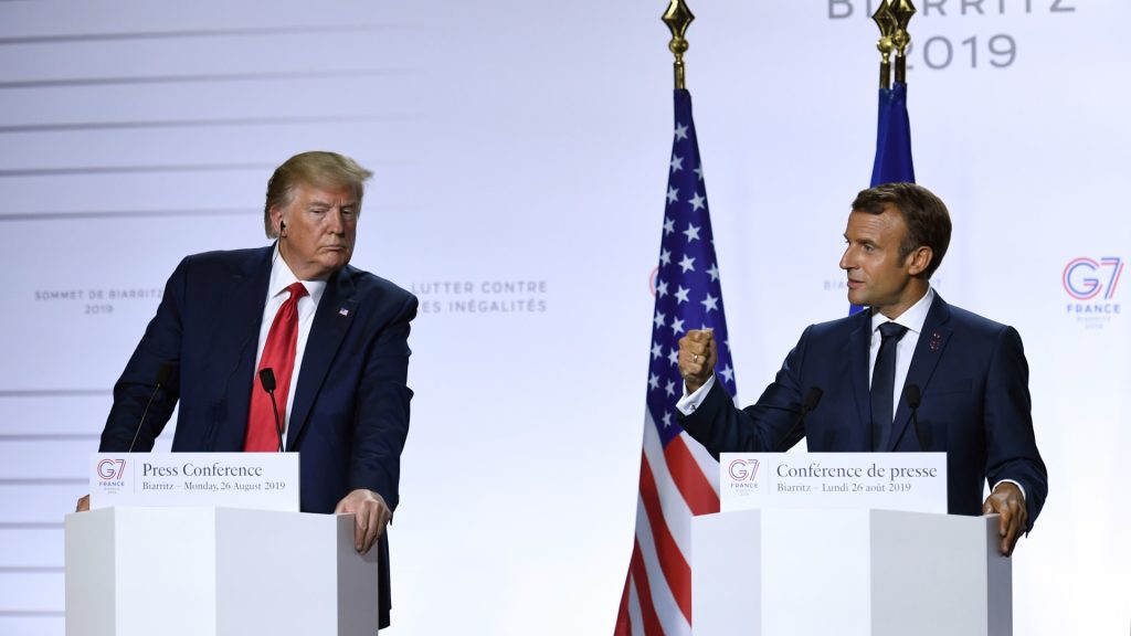 trump-macron