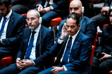 El primer ministro y ministro de Asuntos Exteriores de Qatar, sheij Mohammed bin Abdulrahman bin Jassim Al-Thani, asiste a una reunión de emergencia del Consejo de Seguridad de las Naciones Unidas, tras un ataque israelí contra los líderes de Hamas en Doha, Qatar / el 11 de septiembre de 2025. REUTERS/Eduardo Munoz