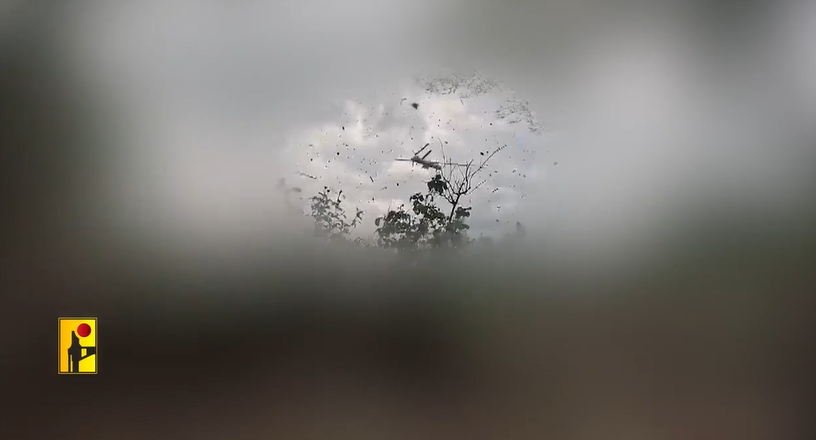 Dron de Hezbolá despega